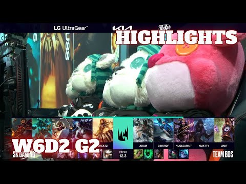 SK vs BDS - Highlights | Week 6 Day 2 S12 LEC Spring 2022 | SK Gaming vs Team BDS W6D2