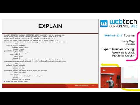 Kenny Gryp | Expert Troubleshooting: Resolving MySQL Problems Quickly
