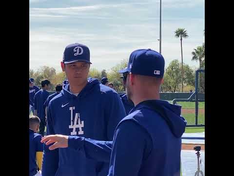 流暢な英語を話す大谷翔平、貴重な独占映像