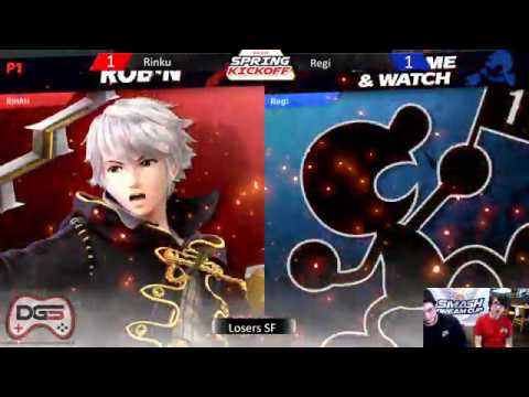 Spring Kickoff Tournament by DGS - Losers Top 8 - Rinku(Robin) vs Regi(Mr Game and Watch)
