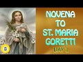 NOVENA TO ST MARIA GORETTI DAY 1 Patron Saint Of Chastity Girls Poverty Purity Forgiveness