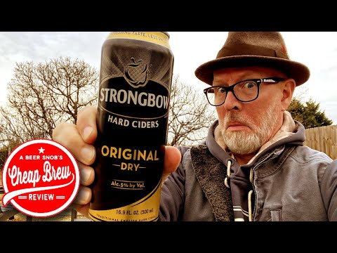 Strongbow Original Dry English Hard Cider Review & Chug by A Beer Snob's Cheap Brew Review