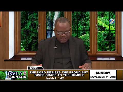 DAILY FOUNTAIN OF NOVEMBER 11, 2018 - VEN. CELESTINE ONYENWEUWA ANIAMAKA