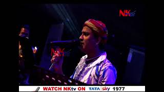 Zubeen Garg on stage at Pathsala Bihu