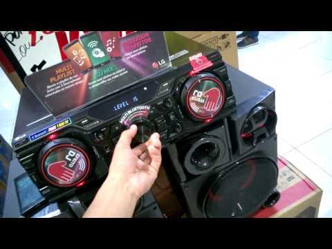 Mini System LG CM8360 1800w rms função DJ - Aumentando o som no Shopping