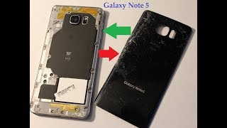 Samsung Galaxy Note 5 : How to replace Back glass ....