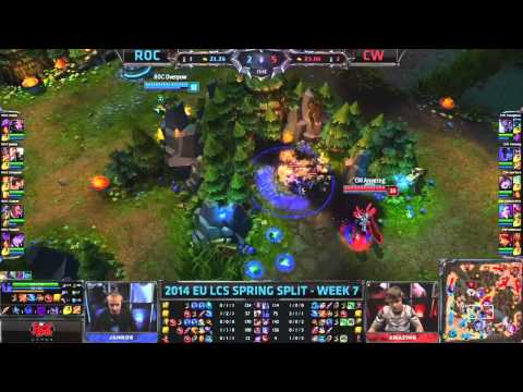 Roccat vs Copenhagen Wolves | S4 | LCS EU 2014 Spring Split W7D1 | Full Game | HD