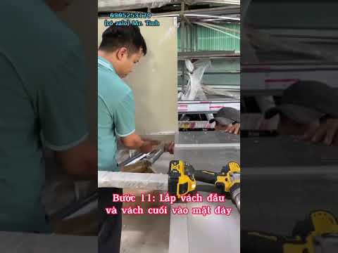 Các bước sản xuất thùng tủ bếp OceanLuxury anh em nhé