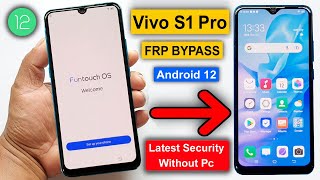 Vivo S1 Pro FRP Bypass Android 12 | Vivo S1 Pro (1920) Google Account Remove | Vivo 1920 FRP Unlock✅