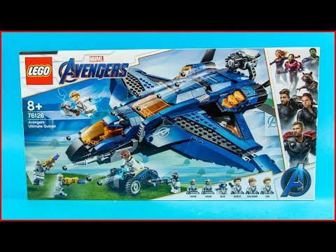 Vidéo LEGO Marvel 76126 : Le Quinjet des Avengers