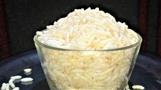 How to Make Puffed Rice at Home | Puffed Rice Without Oil and Salt | Rice Popcorn