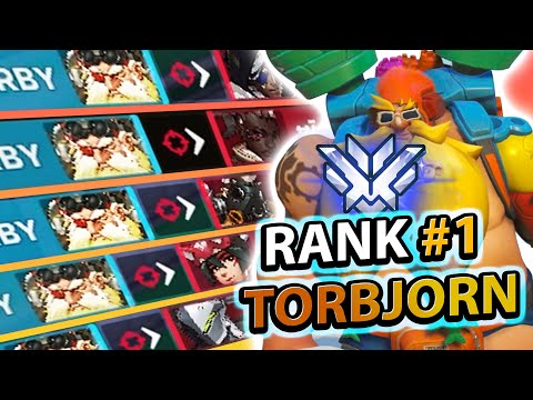 This is what the RANK #1 TORBJORN looks like!!! - Competitive Overwatch 2