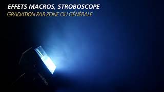 Algam Lighting BLZ STROBE - Projecteur hybride Wash 8 zones RGBW et stroboscope 8 zones - Video