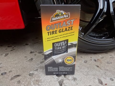 Armor All Outlast Tire Glaze Review and Test Results on my 2009 Nissan 370z.