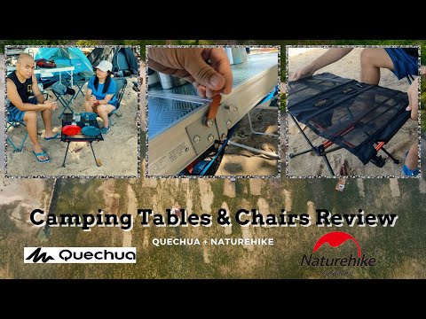 Camping Tables & Chairs Review | Quechua + NatureHike | 4K