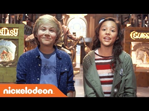 Behind the Scenes w/ Breanna Yde & Casey Simpson! | Escape From Mr. Lemoncello’s Library 📚 | Nick