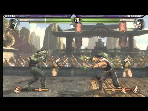 MK9 - SCR 2013 - DJT/MIT (Cyrax/Sonya/Misc) vs Pig/Wound (Shang/Kenshi) - Tag Exhibition Match