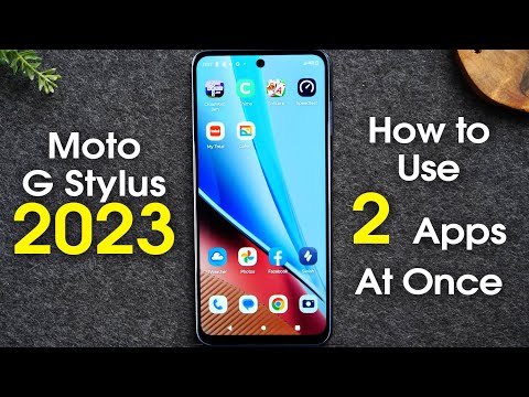 How to Use Two Apps At Once on Moto G Stylus 2023 | Motorola G Stylus