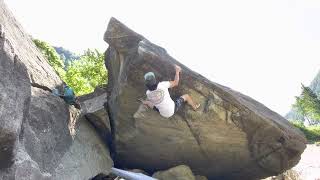 Video thumbnail of Come un Pesce Fuor D'Acqua, 8a. Val Daone