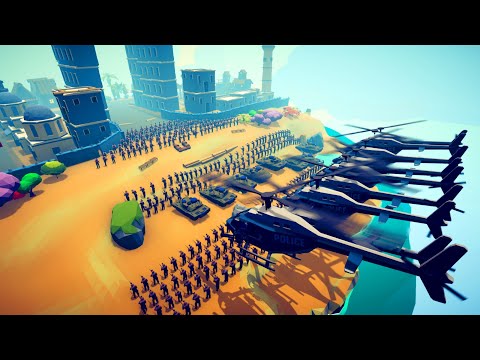 CAN 200x TASK FORCE 141 TROOPS CAPTURE REBELS CITY? - Totally Accurate Battle Simulator TABS