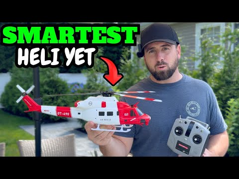 This RC Helicopter Has LIDAR and GPS?! Goosky E2 Test