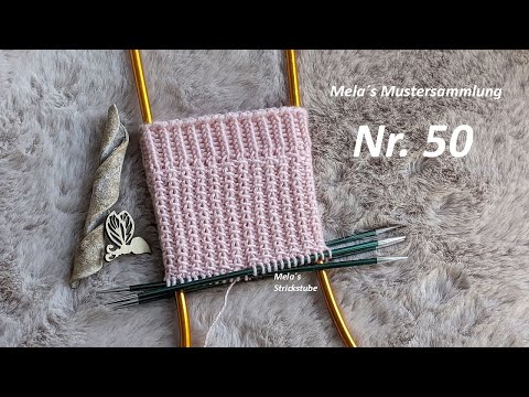 Sockenmuster Nr. 50 - Muster in Runden stricken / knitting sock pattern