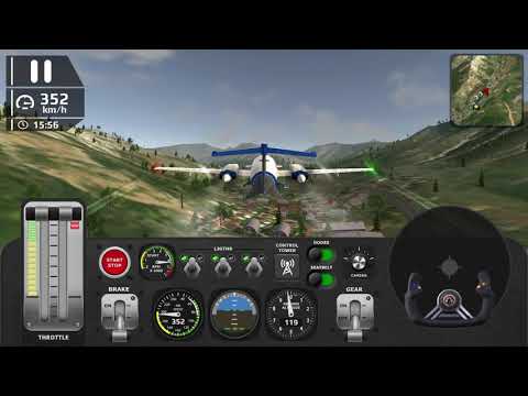 Free flight Piaggo P180 Avanti  - Airplane Flight Pilot Sim "AFPS" - Android gameplay HD