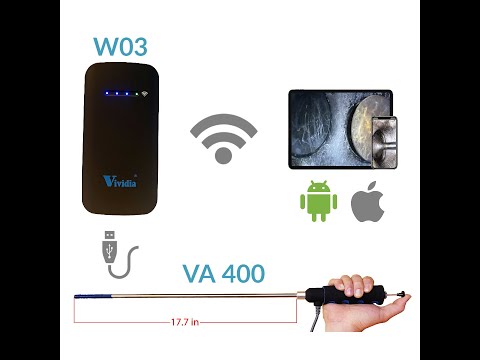 Vividia W03 WiFi Wireless Conversion Box for USB Cameras to iPhone iPad Android Device: How To Setup