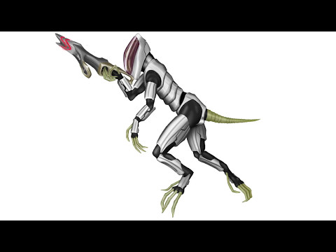 Slender Alien Sketch Layer Breakdown