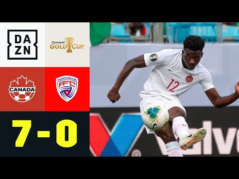 Alphonso Davies und Co. zerlegen Kuba: Kanada - Kuba 7:0 | Gold Cup | DAZN Highlights