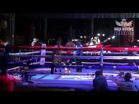 Melvin Lopez (Nic) VS Hugo Hernandez (Mex) - Nica Boxing Promotions