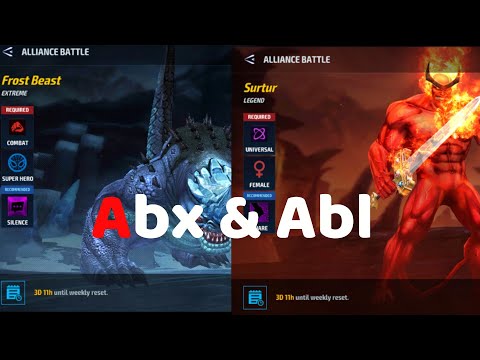 Marvel Future Fight day #4 Abx & Abl best Characters Snare Silence gameplay