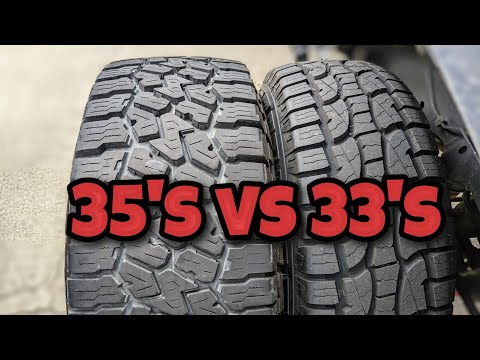 33 vs 35 inch Tires. A Practical Review for Jeep Wrangler Tires.