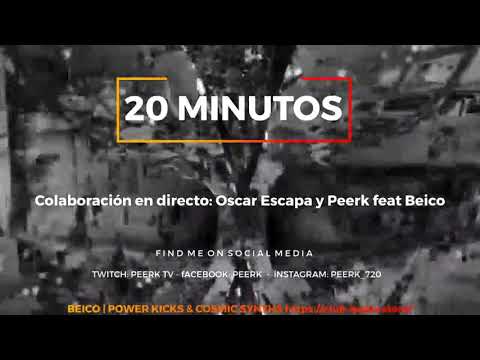 Colaboración en directo Oscar Escapa Peerk feat. Beico