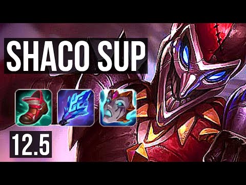 SHACO & Vayne vs THRESH & Cassiopeia (SUP) | Rank 2 Shaco, 1/1/14 | JP Challenger | 12.5