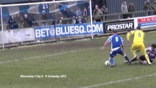 preview picture of video 'Worcester City v Guiseley AFC'