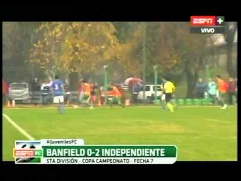 www.sabadogol.net JUVENILES A. 5ta. BANFIELD - INDEPENDIENTE 27-6-2015. ESPN