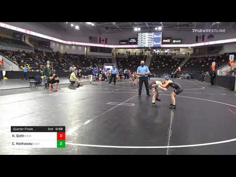 90 Lbs Quarterfinal - Hailey Goth, Minnesota Storm Vs Camilla Hathaway, South Hills Wrestling Acad