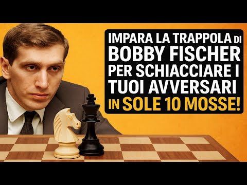 Impara la trappola di Bobby Fischer per schiacciare i tuoi avversari in sole 10 mosse!