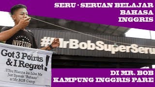 preview picture of video 'SERU BANGET !!!!! BELAJAR BAHASA INGGRIS DI MR.BOB - KAMPUNG INGGRIS PARE'