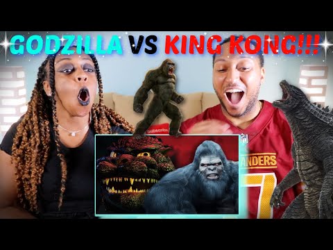 "Godzilla vs King Kong" Epic Rap Battles of History REACTION!!