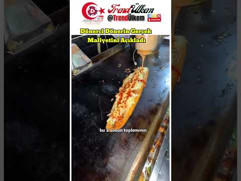 Dönerci dönerin gerçek maliyetini açıkladı. ündem