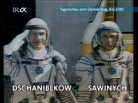 ARD Tagesschau vom 06.06.1985 - Soyuz Kapsel
