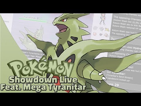 Mega Tyranitar Laddering! Pokemon Sun and Moon OU Showdown Live W/OPJellicent (Smogon OU Team)