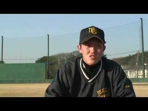 体育会野球部加藤投手インタビュー