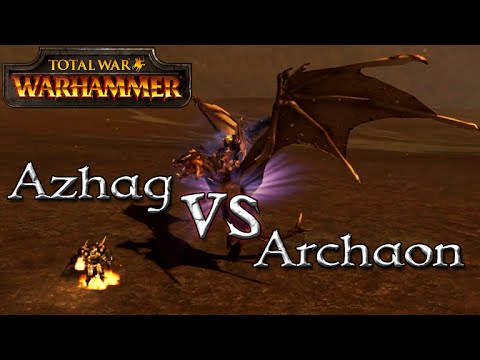 Azhag vs Archaon - Total War: Warhammer - 1v1 Unit Battles