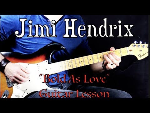 Jimi Hendrix - "Bold As Love" (PART 1) - Rock Guitar Lesson (w/Tabs)
