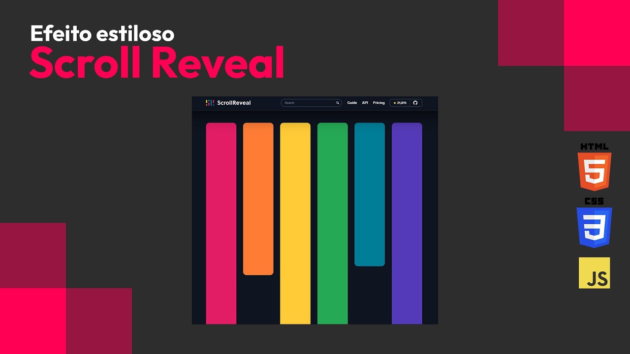 Como criar o efeito de Scroll Reveal com HTML, CSS e JavaScript