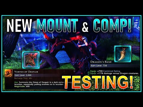 NEW Lockbox Worth Opening? (more bugs) Testing NEW Mount & Companion Bonuses! - Neverwinter Mod 22