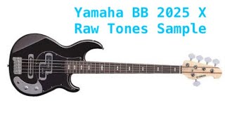 Video thumbnail for Yamaha BB 2025 X Raw Tones by Rama Natanael